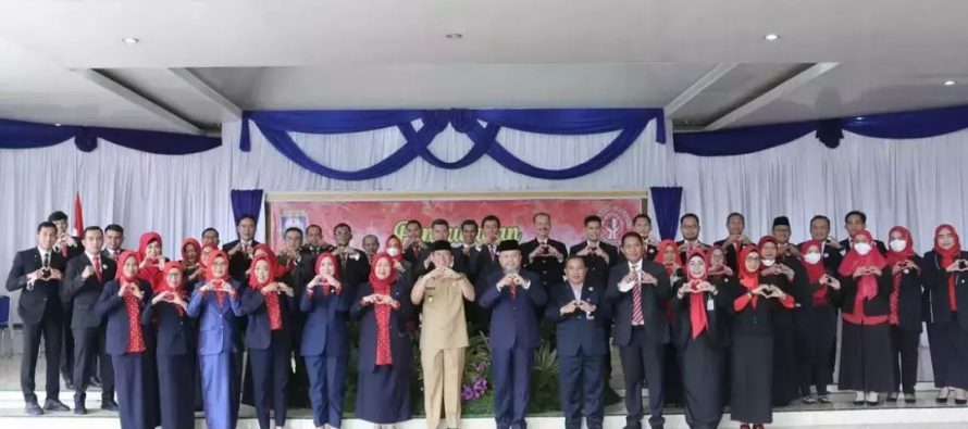 PLH Bupati OKU H. Teddy Meilwansyah Menghadiri Acara Pengukuhan Pengurus Yayasan Jantung Indonesia Cabang Kabupaten OKU Masa Bhakti 2022-2027
