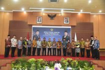 Penjabat Bupati OKU H. Teddy Meilwansyah Menghadiri Serah Terima Jabatan Kepala Perwakilan BPK RI Provinsi Sumsel